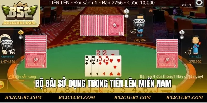 Bộ bài được sử dụng trong game